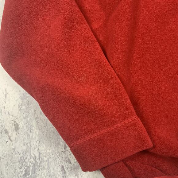 Vintage Polo Ralph Lauren Sweater Mens Large Red 1/4 Zip Pullover Made In USA - Picture 2 of 8